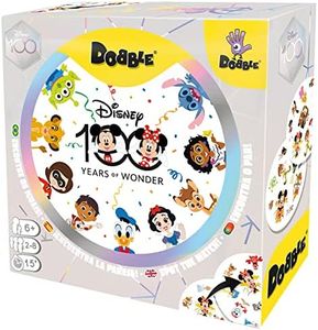 Zygomatic - Disney 100 Dobble - Juego de Cartas Multilenguaje (Incluye Español)