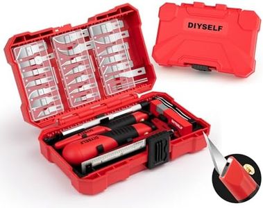 DIYSELF 41PCS Exacto Knife Set, Exacto Knife for Diamond Painting, Fondant, Fabric, Clay, Plastic Models, Paper Cutting, Craft Knife, Scalpel Knife, Hobby Knife, Pencil Knife for Art