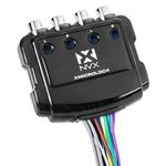 NVX XMICROLOC4 | 600W 4-Channel Speaker Cable to RCA Adjustable Line Output Converter with Remote Turn On Trigger