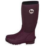 Lakeland Active Women's Rydal Neoprene Insulated Rubber Wellington Mucker & Yard Boots - Plum - 4 UK