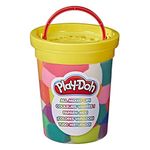 Play-Doh All Mixed Up Big Pot of Crazy Pre-Mixed Assorted Modelling Compound Colours for Children 2 Years and Up, Non-Toxic, 1,246 g/44 oz, F4684