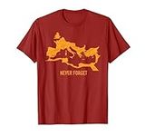 Distressed Roman Empire Map T-Shirt