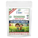 Erwon® Trichoderma Fungicide - Viride Powder for plants (2 x 10^8 CFU per Gram) Bio Fungicide - Prevents Fungal and Bacterial Diseases in Plants (400 gm)