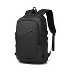 Kono Laptop Backpack Anti-Theft Travel Business Computer Rucksack Work Bag with USB Charging Port Lightweight Laptop Bag Water Resistant School Backpack Bag for Men Women fits 15.6 Inch (Black)