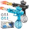 2PCS Electric Water Gun,Automatic Water Gun Pistols for Kids Adults,Long Range Motorized Water Guns with Multifunctional Lighting Effects,Water Pistols for Kids Outdoor Beach Pool Party(Black&Blue)