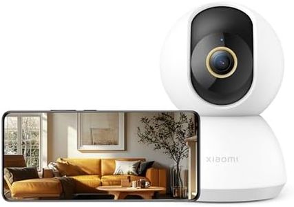 Xiaomi Mi 360° Home Security Camera 2K (1296p)| 2024 New Launch| 3MP High Res| F/1.6 High Aperture for Superior Colors| CCTV Camera for Home| AI Human Detect (No False Alarm)| Talk Back Feature,White