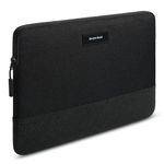 Simple Build Slim Laptop Sleeve with a Back Zipper Pocket Designed for 16-inch MacBook Pro (2020 or Newer)