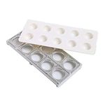 Koeydxst Italian Pasta Mold Ravioli Tray Plate Pin Square Edges Frame for Perfect Attachment and Shape Ravioli Maker