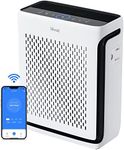 LEVOIT Smart HEPA Air Purifier for Home Bedroom 104m², Washable Filter, Pet Mode, Air Quality & Light Sensor, 23dB, Remove 99.97% of Allergens for Pet, Dust, Pollen, Smoke, Vital 100S