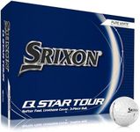 Srixon, New Q-Star Tour 5 2024 - Dozen Golf Balls - Soft Feel, Spin, Performance and Power - 3 Pieces - Urethane - Premium Golf Accessories and Golf Gifts, White