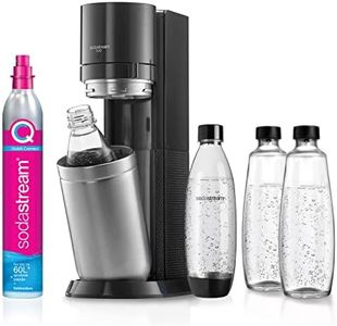 sodastream Duo Megapack, Gasatore D’Acqua per Trasformare L’Acqua in Acqua Frizzante, Nero, ‎29 x 25.6 x 44.4 cm; 6.4 kg