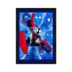 CodersParadise Spiderman Wall Poster Frames | Aesthetic A4 Poster Frames For Home, Living Room, Bedroom and Office | Wall Frames Artworks | Hanging Theme Posters