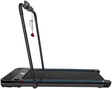 Dolphy 2 in 1 Folding Treadmill, Portable Under Desk Treadmill with Bluetooth, LED, Remote Control Smart Treadmill for Home Office Gym Use Cardio Exercise,No Installation Required