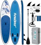 FunWater Stand Up Paddle Board Ultra-Light Inflatable Paddleboard with SUP Accessories for Adults & Youth of All Skill Levels (Blue Turtle)