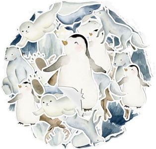 Arctic Animals 20 Pcs Stickers - Adorable Frosty Friends for Your Crafting and Decor!