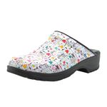 BJORK Women's Swedish Flex Pro Open Back Clogs, Catlove, 7-7.5