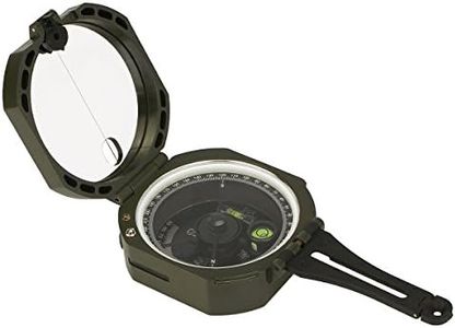 SVBONY Camping Military Compass Pocket Transit Multifunction Compass Lensatic Sighting Fluorescent Waterproof for Hunting Hiking with Carrying Case