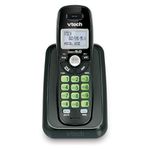 Vtech Dect 6.0 Single Handset Cordless Phone with Caller ID, Green Backlit Keypad and Display (CS6114-11)