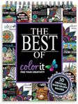 ColorIt The Best of ColorIt Adult Coloring Book, 30 Original Hand Drawn Designs Printed on Artist-Quality Paper with Hardback Covers, Spiral Binding, Perforated Pages, and Ink Blotter Paper