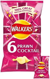 Walkers Lot de 6 chips à cocktail crevettes 25 g