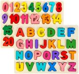 Attmu Wooden Puzzles for Toddlers, 