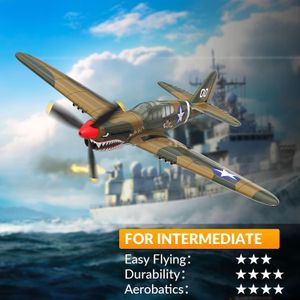 VOLANTEXRC P40 RC Plane – Ready to Fly Remote Control Aircraft
