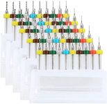 WayinTop 50pcs PCB Drill Bits Set S