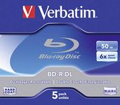 Verbatim Blu-Ray BD-R DL 50GB 5Pk 6X (43748)