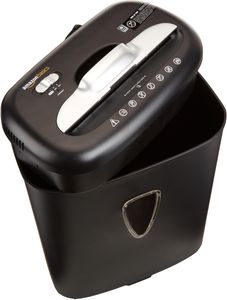 Amazon Basics 8-Sheet Cross Cut Paper Shredder – Home Office