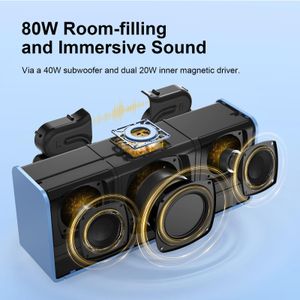 DOSS SoundBox Ultra 80W Bluetooth Speaker – Black