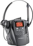 Cordless Phone Headset, 300ft Range, 4-1/4"x5-3/4"x9", BK, Sold as 1 Each