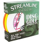 Streamline Discs 3-Disc Disc Golf Starter Set [Colors and Models May Vary]