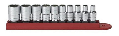 GEARWRENCH 10 Pc. 1/4" Drive 12 Pt. Standard Socket Set, SAE - 80307D