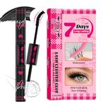 PRO LASHBEAUTY 2-In-1 Bond and Seal Lash Glue for Individual Cluster Strong Hold,Latex Free Lash Bond and Seal DIY Use Eyelash Glue,Waterproof, Long-Lasting,Safe Formula(10ml,Black Bond)