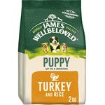 James Wellbeloved Complete Dry Puppy Food Turkey and Rice, 2 kg