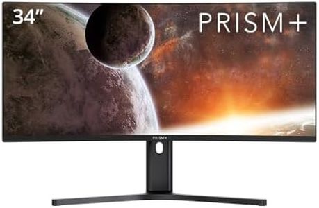 PRISM+ XQ340 PRO 34" QLED 1ms Curved Ultrawide WQHD [3440 x 1440] Adaptive Sync Gaming Monitor