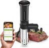 KitchenBoss WiFi Sous-Vide Cooker 1100W：Professional Cuiseur Sous Vide Precision Cooker, Immersion Circulator IPX7 Waterproof, Ultra Quiet, Slow Cooking Machine (G300PT)