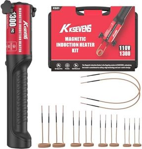 Induction Heater Bolt 1300W 110V,Induction Bolt Heater Removal Tool Kit with 10 Coils for Rusty Screw Removing,Red