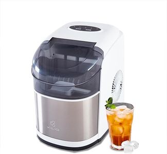 Kilig C02W Countertop Ice Maker Machine | 9 Ice Ready in 5 Mins | 15Kg-24H | Self-Cleaning Function | Portable Ice Maker with Ice Scoop & Basket for Home/Party/Camping