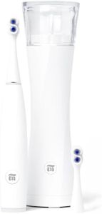 SuperMouth ULTIM8 SmartBrush™ System – Electric Toothbrush with Patented SuperBristles®, Sanitizing SmartHub®, Dual Sonic Modes, and Pressure Sensor – White