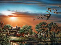 Buffalo Games - Terry Redlin - Lazy Afternoon - 1000 Piece Jigsaw Puzzle for Adults Challenging Puzzle Perfect for Game Nights - Finished Puzzle Size is 26.75 x 19.75