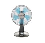 Rowenta VU2531 Turbo Silence 4-Speed Oscillating Desk Fan, 12-Inch, Bronze