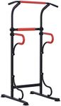 Soozier Power Tower Pull Up Bar Dip Station for Home Office Gym Multi-Function Workout Equipment