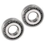 Kozelo 2pcs 30204 Tapered Roller Bearing - [20mm x 47mm x 15.5mm] Chrome Steel Bearing for Conveyor System Use