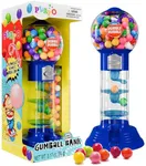 Playo 10.5" Gumball Machine for Kids, Spiral Style Candy Dispenser for Gifts, Parties or Events - Bubblegum Machine w/Gumb Balls Included