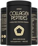 Premium Collagen Powder - Collagen Supplements for Women & Men - Pure Bovine Collagen Peptides 400g - Hydrolysed Collagen Type 1 and 3 for Skin, Hair & Nails - Tasteless, Dissolves Easily, Mixes Well