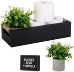 Veichin Bathroom Decor Box Back of 