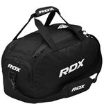 RDX Gym Bag Kit Duffle Sports Holdall Gear MMA Fitness Exercise Backpack Hiking Luggage Shoulder Strap Sportswear Lightweight Rucksack Handles Zipper Travel Carry on Shoe Compartment Men Women