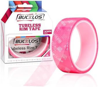 BUCKLOS Tubeless Rim Tape 17/19/21/23/25/28/30/32/35mm Width x 10m Length, Bike Wheel Rim Tape Suitable for Tubeless MTB/Road/Gravel Bikes Wheel Carbon Tubeless Kit -30mm