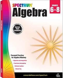 Spectrum Algebra Grades 6-8